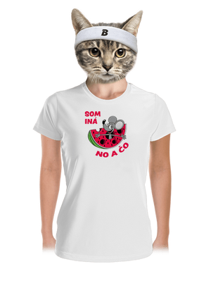 Som iná dámske športové tričko White