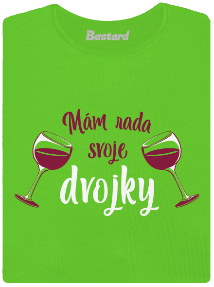 Dvojky dámske tričko Apple Green