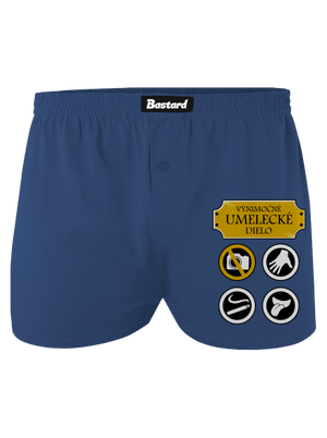 Umelecké dielo pánske trenky Blue