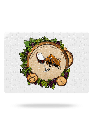 Vínny horoskop: Býk puzzle White