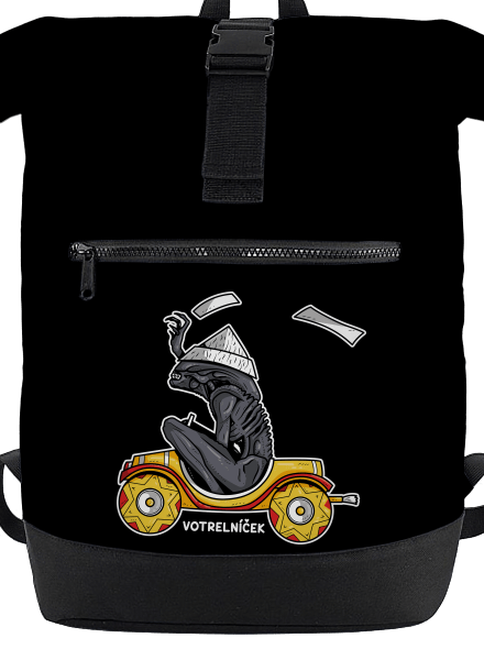 Votrelníček batoh Black