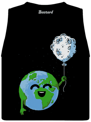 Balónik dámske tielko voľné Black