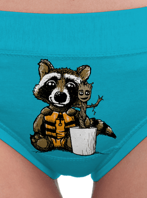 Strážcovia galaxie dámske nohavičky Turquoise