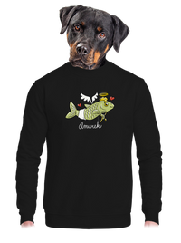 unisex mikina bez kapucne