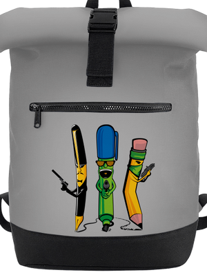 Písací gang batoh Grey Marl