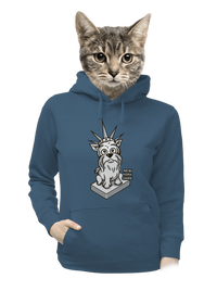 dámska mikina klokanka