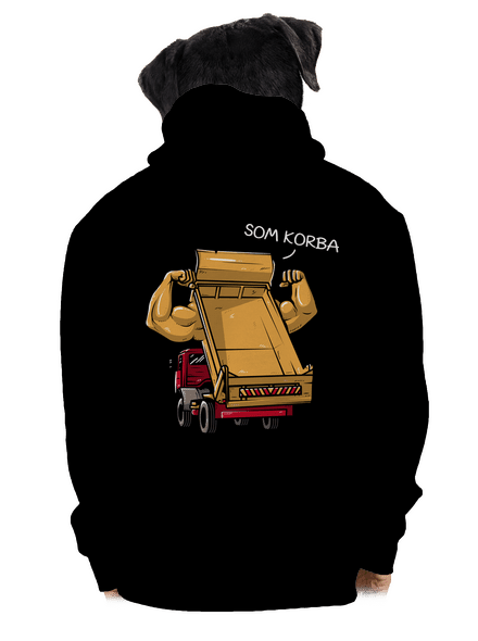 Korba pánska mikina na zips Black