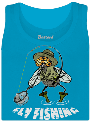 Fly fishing dámske tielko klasické Blue Atol