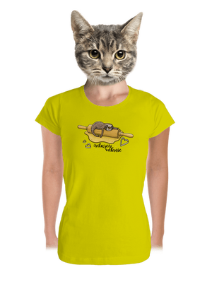 Milujem váľanie dámske tričko prémium Lemon