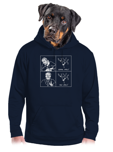 Cimrman: Copak jmelí pánska mikina klokanka Navy