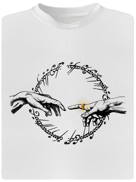God of ring detské športové tričko White