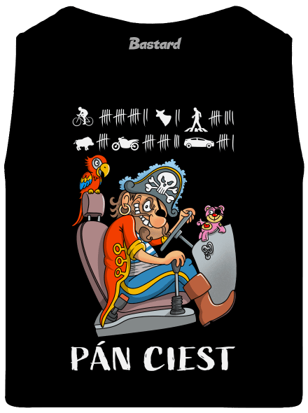 Pán ciest pánske tielko Black