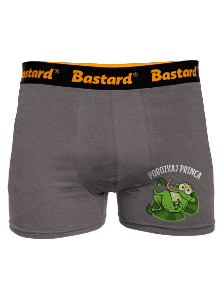 Pobozkaj princeznú a princa boxerky Gray Melange