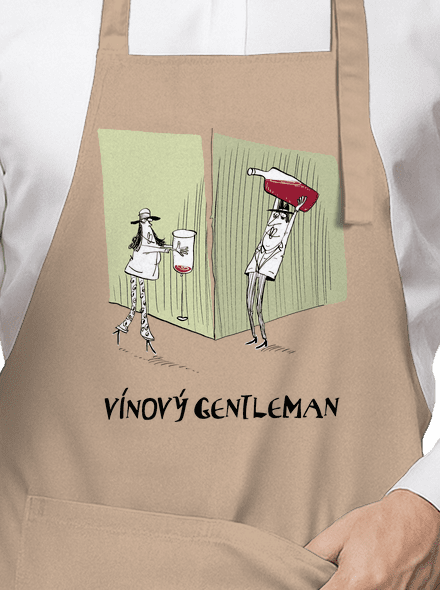 Vínový gentleman  zástera Rope