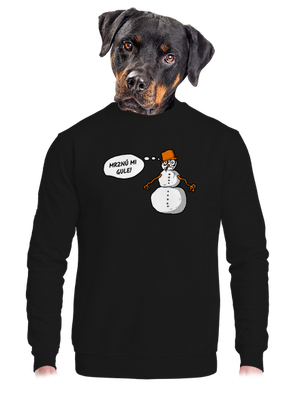 unisex mikina bez kapucne