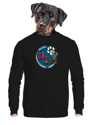 unisex mikina bez kapucne