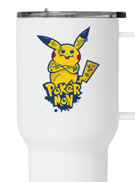Pokérmon termohrnček White
