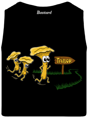 Beží líšky k táboru pánske tielko Black