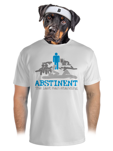 Abstinent pánske športové tričko White