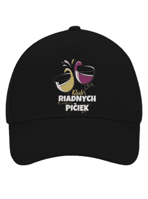 Klub riadnych pičiek šiltovka baseballka Black