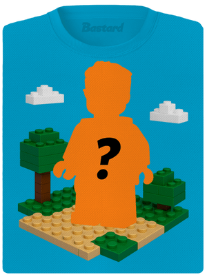 Lego z vlastnej fotky dámske športové tričko Blue Atol