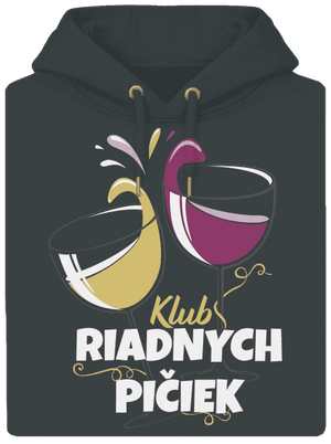 Klub riadnych pičiek unisex mikina premium Charcoal