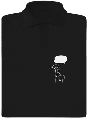 Alergény u psychológa pánska polokošeľa Black