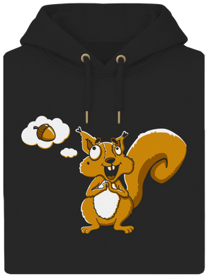 Doba ľadová unisex mikina premium Dark Black