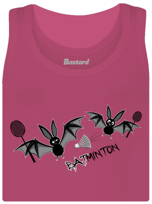 Batminton dámske tielko klasické Magenta