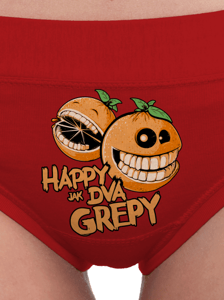 Happy grepy dámske nohavičky Red Mal
