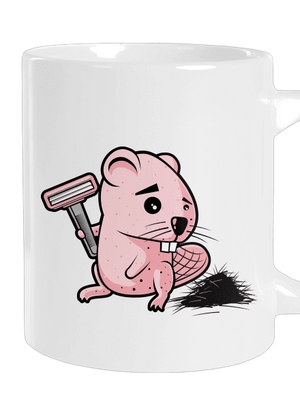 Bobrík odvahy veľký hrnček White