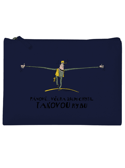 Takúto rybu som chytil taštička French Navy