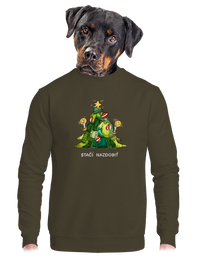 unisex mikina bez kapucne