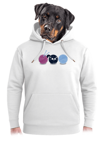 Klbko unisex mikina premium Snowwhite