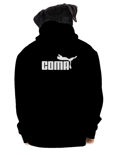 Coma pánska mikina na zips Black