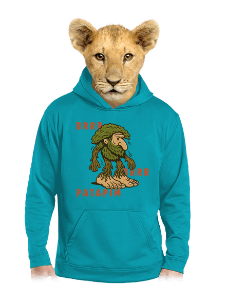 Brrr Brrr Patapim – Italian Brainrot detská mikina klokanka Hawaiian Blue