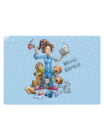 Mamičky home office puzzle White