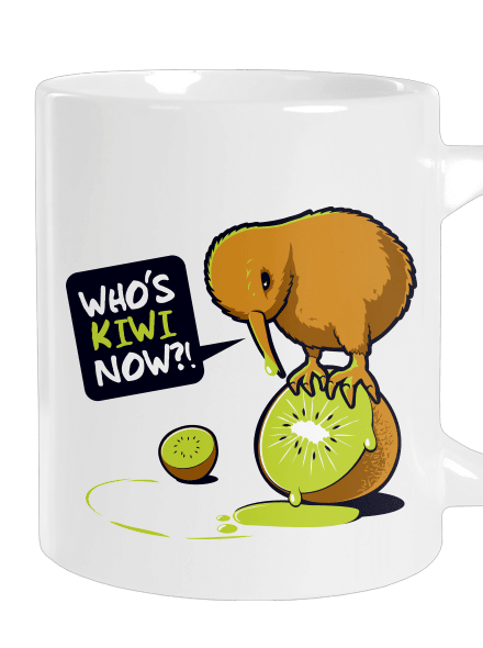 Kiwi veľký hrnček White