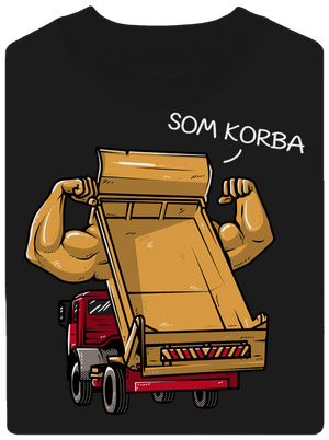 Korba unisex mikina bez kapucne Black