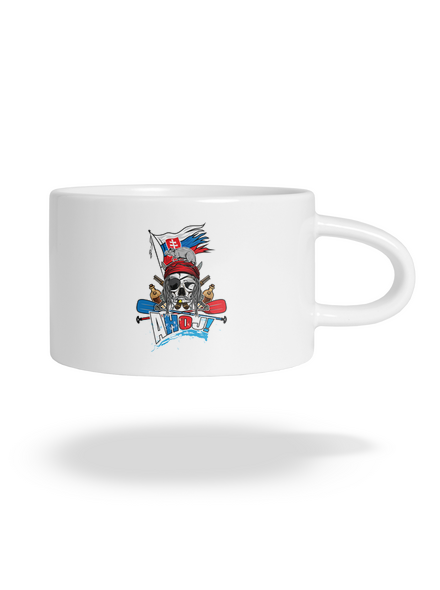Ahoj hrnček makronka White