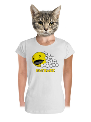 Payback dámske tričko prémium White