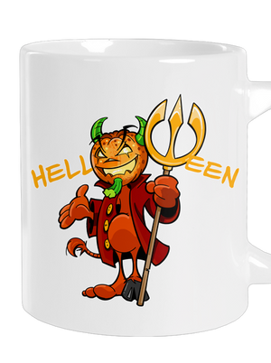 Helloween veľký hrnček White