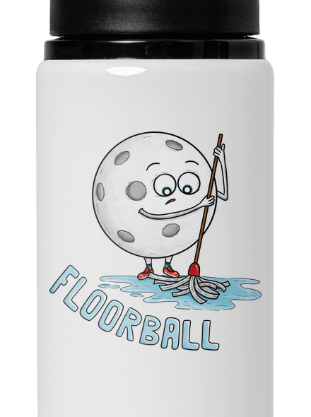 Floorball flaša na vodu White