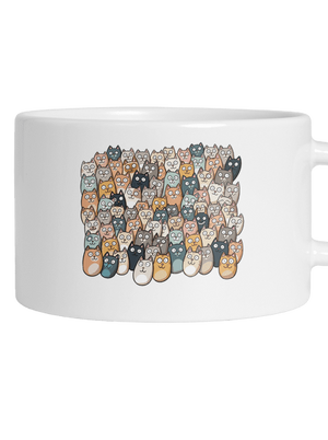Nájdi čerta hrnček makronka White