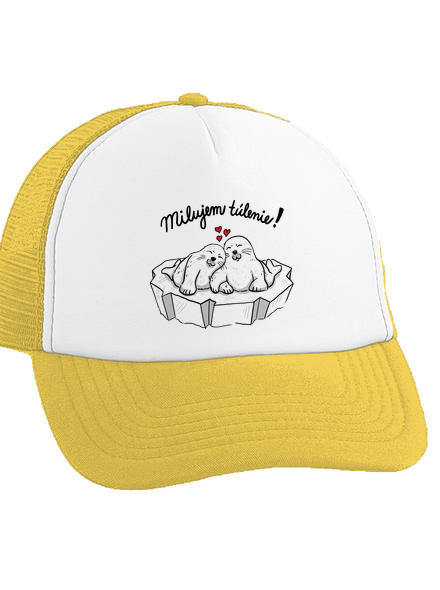 Milujem túlenie šiltovka truckerka Sunflower cap