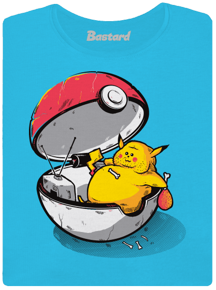 Koniec pokémona dámske tričko Blue Atol