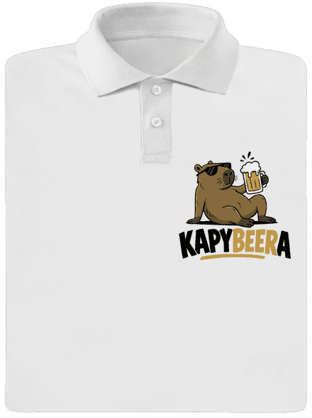 Kapybeera pánska polokošeľa White
