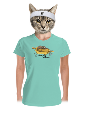 Milujem váľanie dámske športové tričko Mint Mal