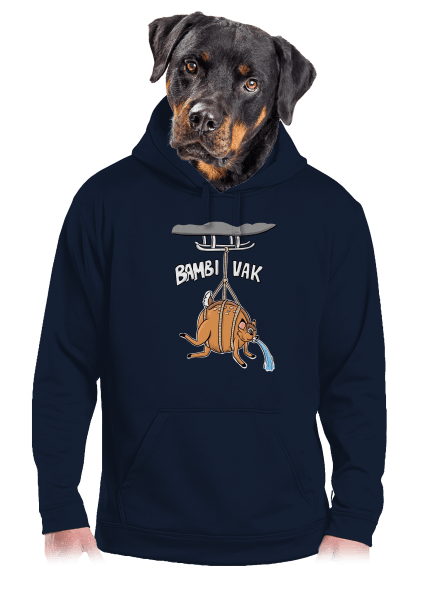 Bambi vak pánska mikina klokanka Navy