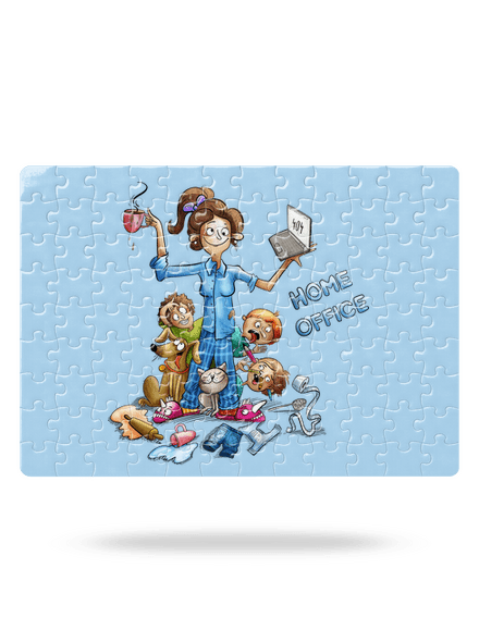 Mamičky home office puzzle White